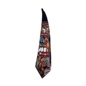 Vtg 1993 Flinstones Wilma Fred Yelling Hanna Barbera Cartoon Men's Tie 57 x 4"
